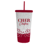 Cher - Christmas Rhinestone Tumbler