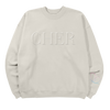 Embossed Logo Crewneck Sweatshirt