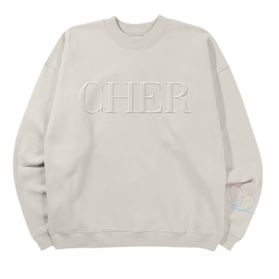 Embossed Logo Crewneck Sweatshirt