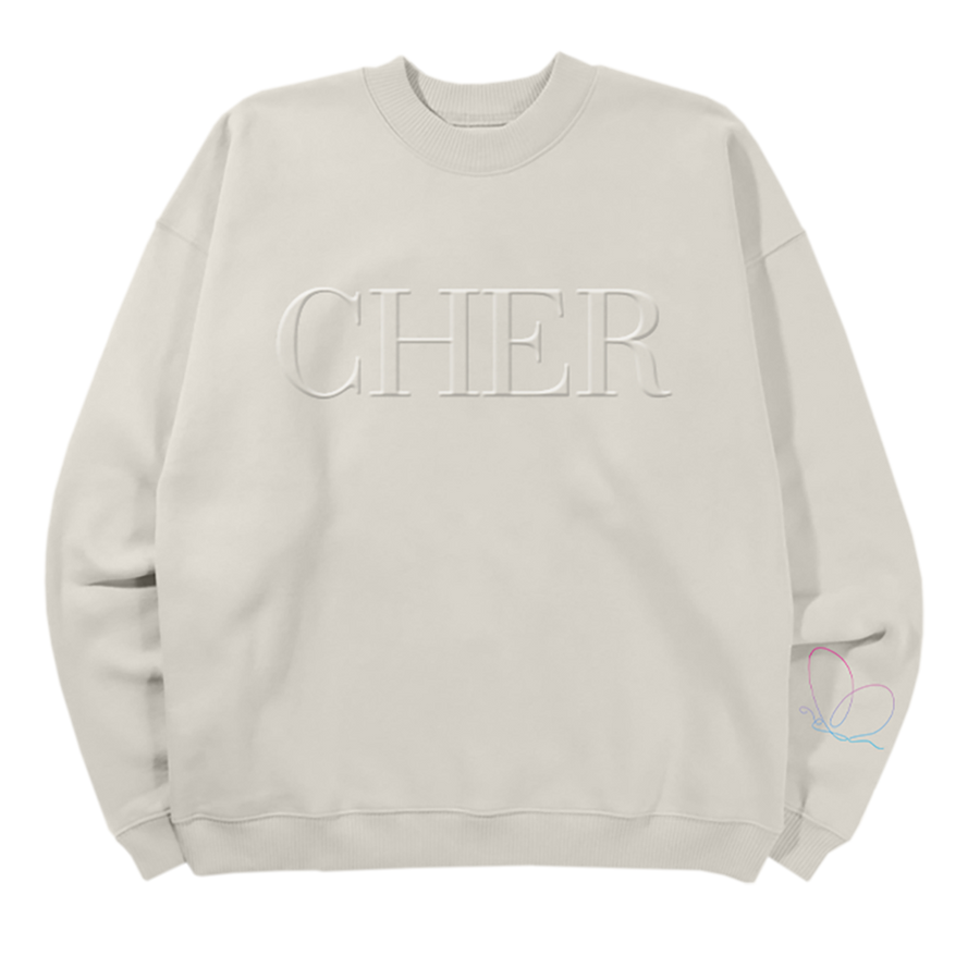 Embossed Logo Crewneck Sweatshirt