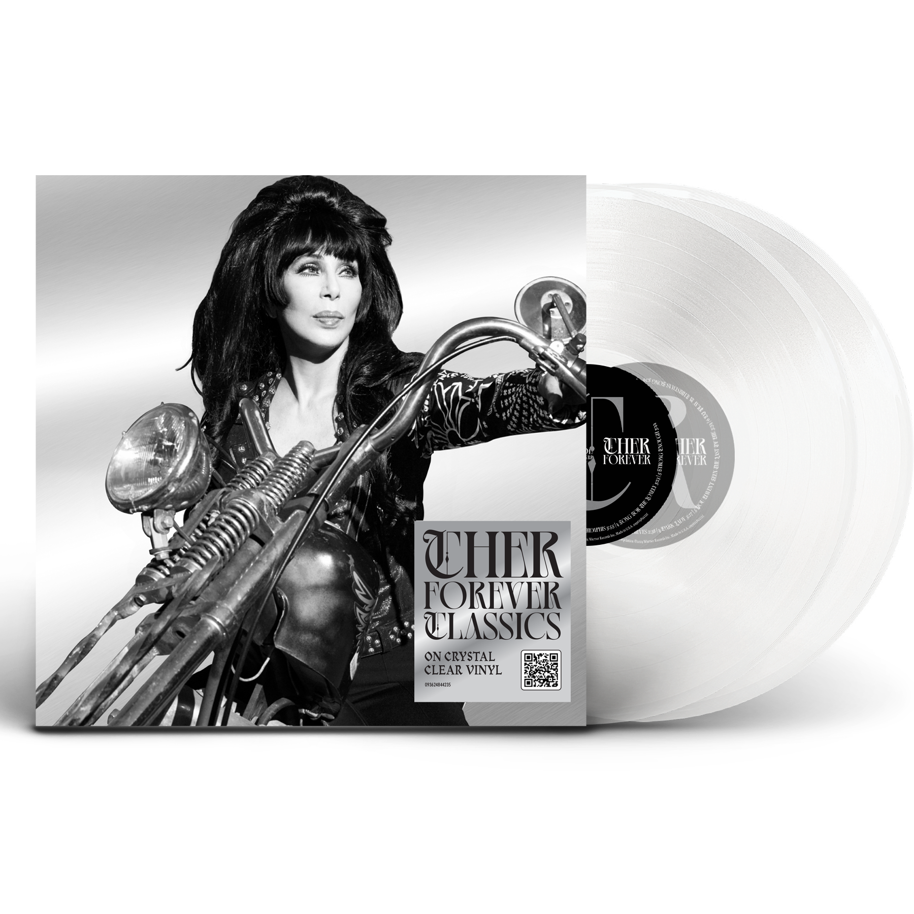 CHER FOREVER Crystal Clear LP