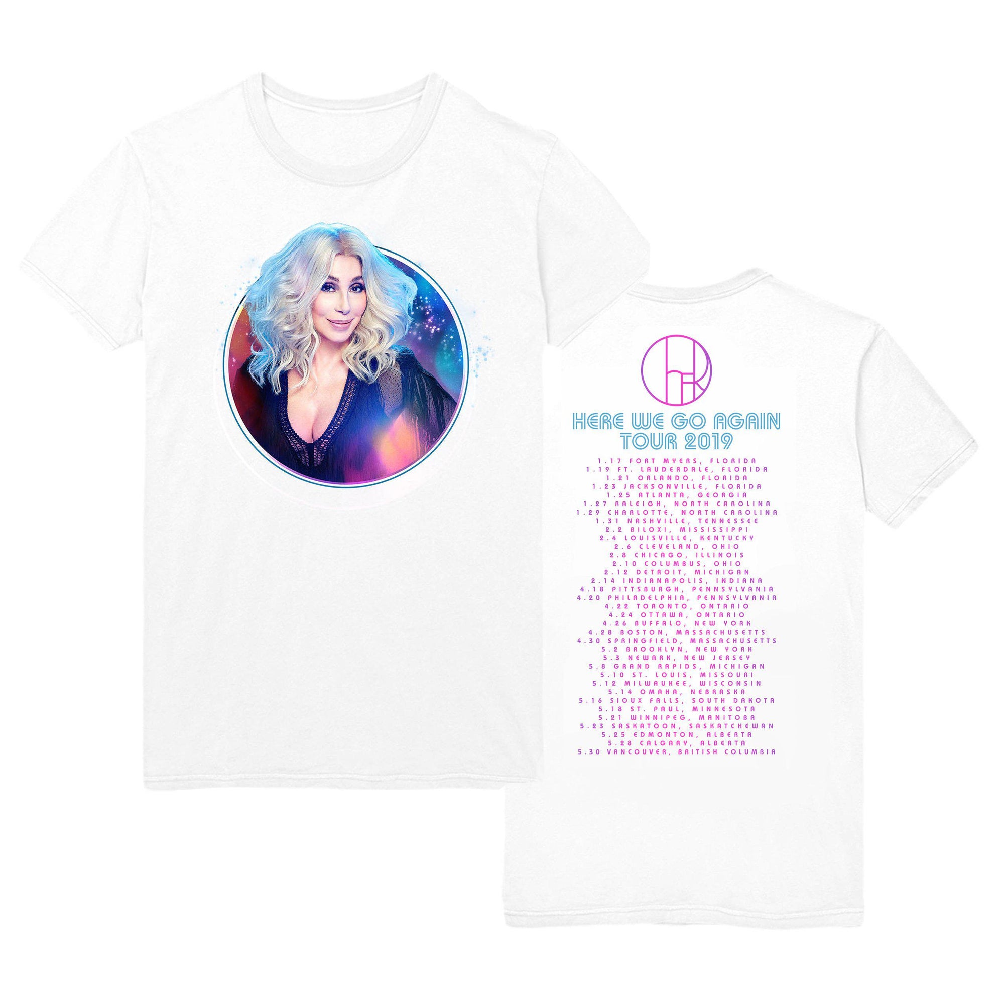 Here We Go Again Tour Tee (White)