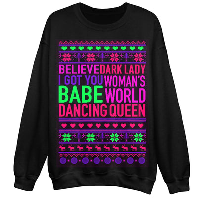 Song Title Holiday Christmas Sweatshirt