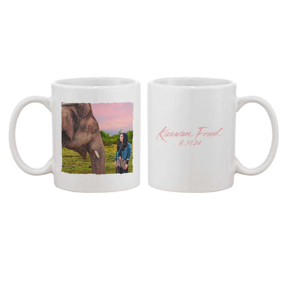Cher & The Loneliest Elephant White Coffee Mug