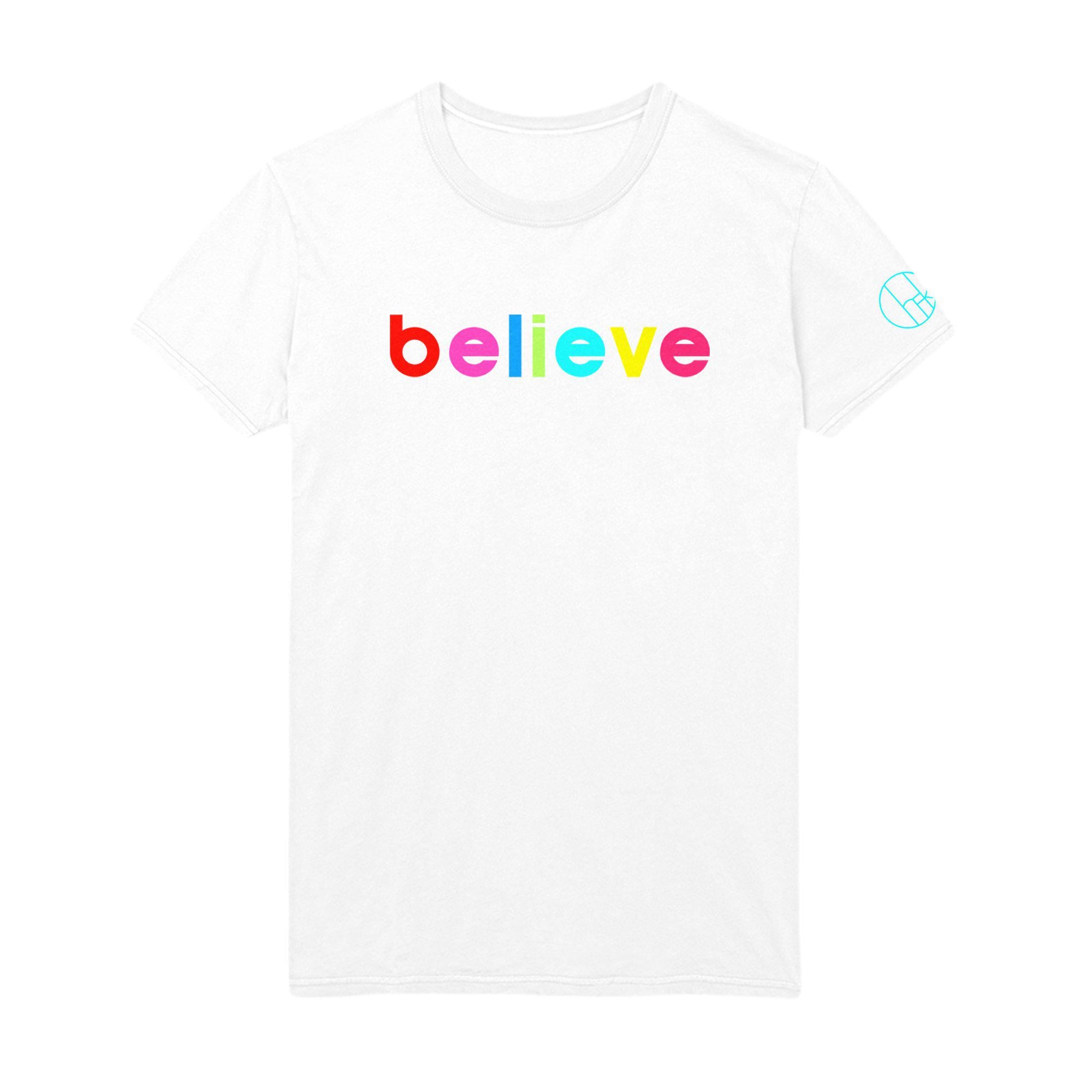 Believe Rainbow Tee
