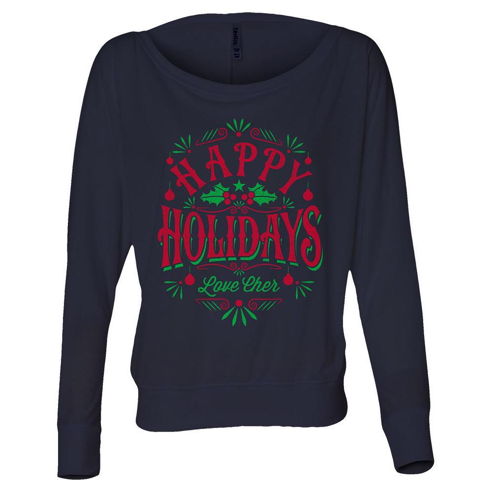 Happy Holidays Long Sleeve Tee