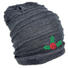 Holly Jolly Cher Logo Oversized Beanie