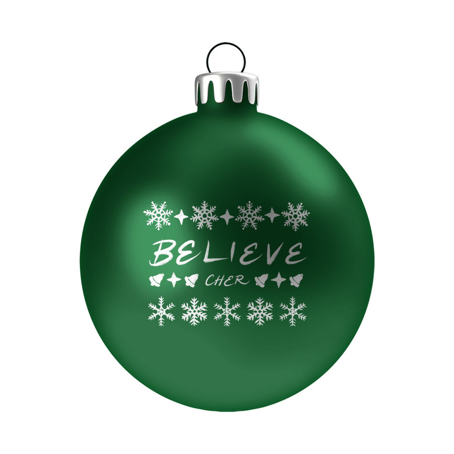 Believe Green Ornament