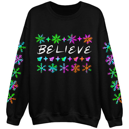 Believe Snowflake Sweatshirt